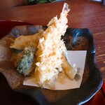 そば酒膳　あづみ野 - 天ぷら