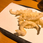 石臼挽き手打 蕎楽亭 - 季節の天ぷら(白魚)　2,800円