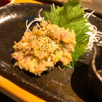 石臼挽き手打 蕎楽亭 - あじのなめろう　1,200円