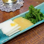 桶家乃隠居 - ウドと菜の花 酢みそ和