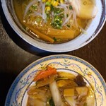 Wanfuu - 塩ラーメンと中華飯のセット