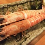 隠れ家Dinning　味杜 - 活車海老の塩焼き