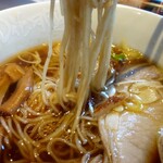 Raamen Kagetsu Arashi - 期間限定 中華そばしば田 麺アップ(2020年2月7日)