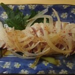 まるう本店 - 朝びき鶏ささみのタタキ