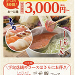 しゃぶ葉 - 宴会コース