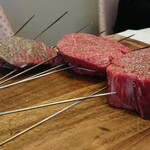 神戸牛炉釜炭焼ステーキ銀座一宮 - お肉