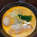 麺の風 祥気 - かぐら味噌白湯そば@930