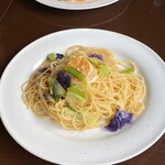 パリャーソ - ランチ：大船渡産帆立と野菜の塩味スパゲッティ