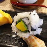 玄海鮨 - お新香裏巻