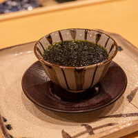 鮨 かの - 青海苔茶碗蒸し