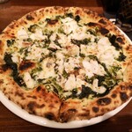 PAZZO DI PIZZA - シマアジと生青のりのピッツァ‼️