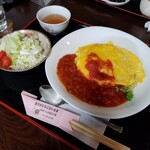 町家カフェ上屋敷二丁目 - オムライス