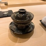 鮨 なんば - ホッキガイとウニのスープ