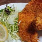 さすけ食堂 - 黄金アジフライ。