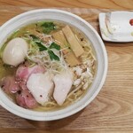 麺道 ひとひら - 特製真鯛塩ラーメン1080円