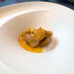 プレゼンテ スギ - ③猪肉とタマゴ茸のソテー