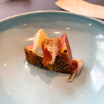 プレゼンテ スギ - ④青首鴨のロースト・干し柿・ブルーチーズ