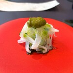 プレゼンテ スギ - ⑤イカと春の香り　赤イカ・フキノトウ・大豆ペースト・野びる