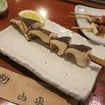 やきとり山平 - シイタケも美味