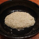 Soba Hirakawa - 2月蕎麦懐石：挽きたて、超粗挽き　蕎麦がき