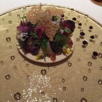 ロオジエ - オマールのサラダ仕立て。美味しいけど、オマールぢゃあなくても成立するかも。