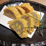 九州魂 - 辛子蓮根天ぷら 649円