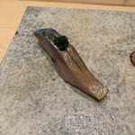 鮨 由う - 140点の炙り〆鯖 あたりネギで