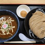 松戸富田麺桜 - ロゼオ濃厚カレーつけ麺900円半熟味玉120円