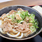 こがね製麺所 - 肉ぶっかけ冷