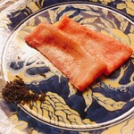 にくの匠 三芳 - 神戸牛タンモトの薄切り　ポン酢