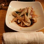 ざわさん - ホタテひも酢300円