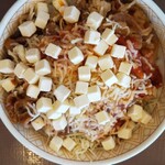 Sukiya - クリームチーズアラビアータ牛丼￥550