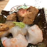 うを徳 - 牡丹海老＆余市鮟肝