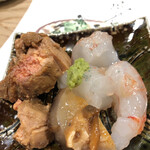 うを徳 - 牡丹海老＆余市鮟肝