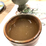 うを徳 - 牡丹海老のお汁