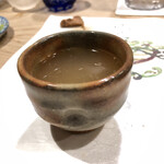 うを徳 - 牡丹海老のお汁