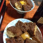 味処 叶 - カツは味噌に、潜らせるタイプ！