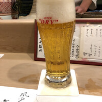 うを徳 - 生ビール