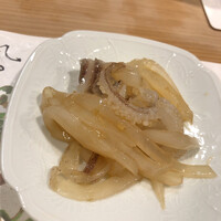 うを徳 - 槍烏賊の生姜合え