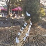 クラブハリエ - 松明まつりの準備万端！スグ後ろは店舗