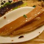 麺屋あごすけ - コリコリなメンマ