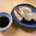 ほかけ船 - サヨリのお寿司