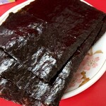 南京ラーメン 黒門 - 焼き海苔(四枚)　150円(税込)
