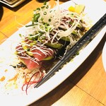 魚火 - マグロとアボガドのカルパッチョ