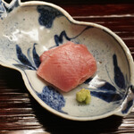 片折 - 昨日取れたメジマグロ