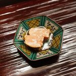 片折 - 鮟肝酒蒸し