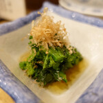 千代娘 - 菜花のお浸し