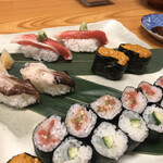 海の幸 磯の坊 - お寿司からトロ、ウニ、とり貝、イカきゅう巻、ネギトロ巻