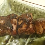 Yakitori Okiraku - レバー焼きバルサミコソース