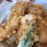 天丼・天ぷら本舗 さん天 針中野店 - 海老と鶏の天丼